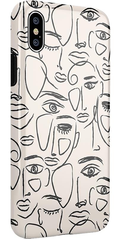 We're All Human | Minimal Face Art Case