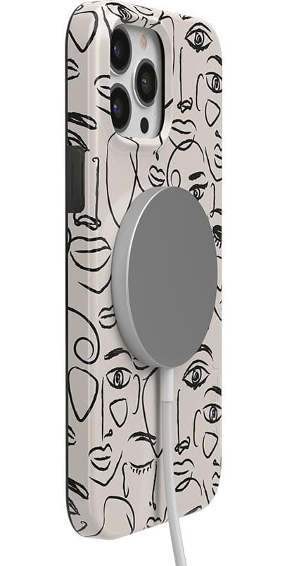We're All Human | Minimal Face Art Case