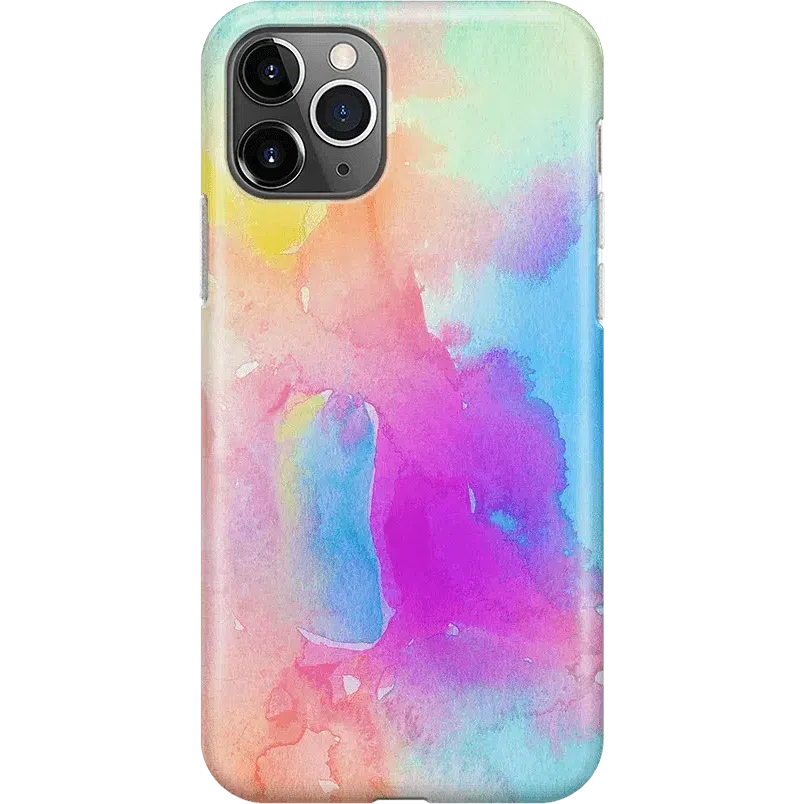 Painting in Pastels | Rainbow Watercolor Case iPhone Case get.casely Classic iPhone 11 Pro 