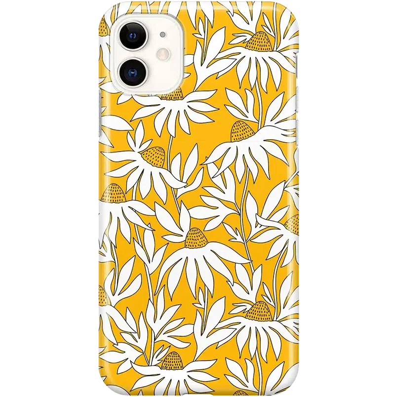 Wild About You | Yellow Floral Case iPhone Case get.casely Classic iPhone 11 