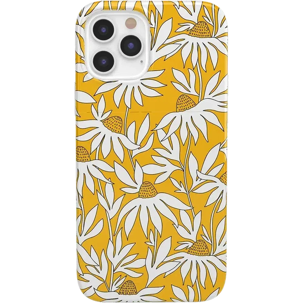 Wild About You | Yellow Floral Case iPhone Case get.casely Classic iPhone 12 Pro Max 