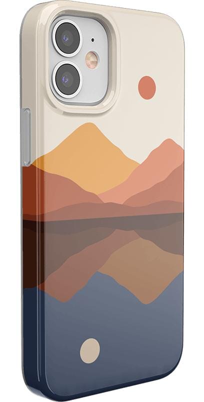 Opposites Attract | Day & Night Colorblock Mountains Case