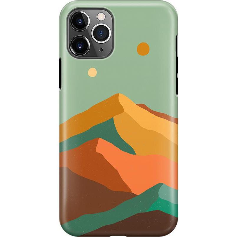 Endless Peaks | Colorblock Mountain Case iPhone Case get.casely Classic iPhone 11 Pro Max