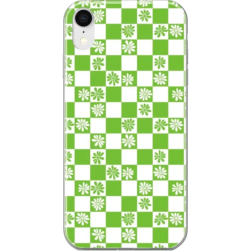 Check Mate | Daisy Checkerboard Floral Case iPhone Case get.casely Classic iPhone XS Max 