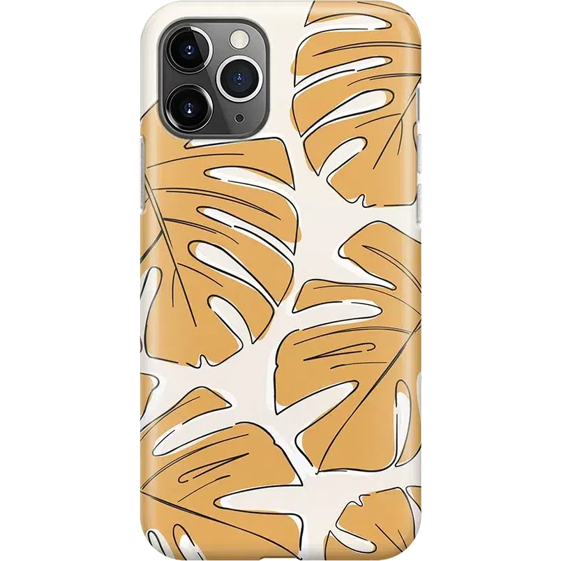 Island Time | Tropical Leaves Floral Case iPhone Case get.casely Classic iPhone 11 Pro Max 