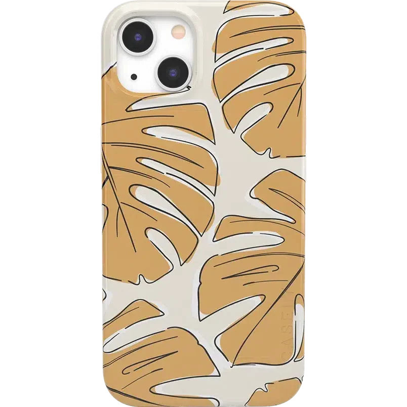 Island Time | Tropical Leaves Floral Case iPhone Case get.casely Classic iPhone 13 Mini 