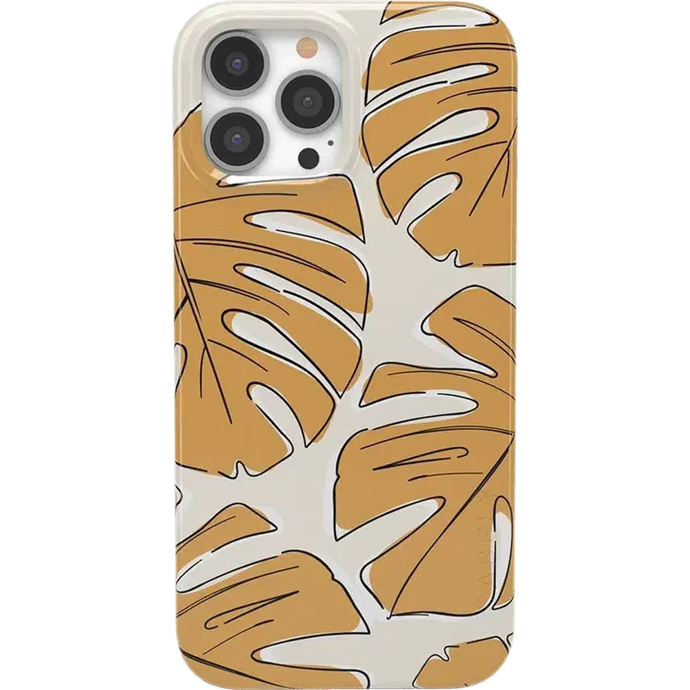 Island Time | Tropical Leaves Floral Case iPhone Case get.casely Classic + MagSafe® iPhone 13 Pro Max 