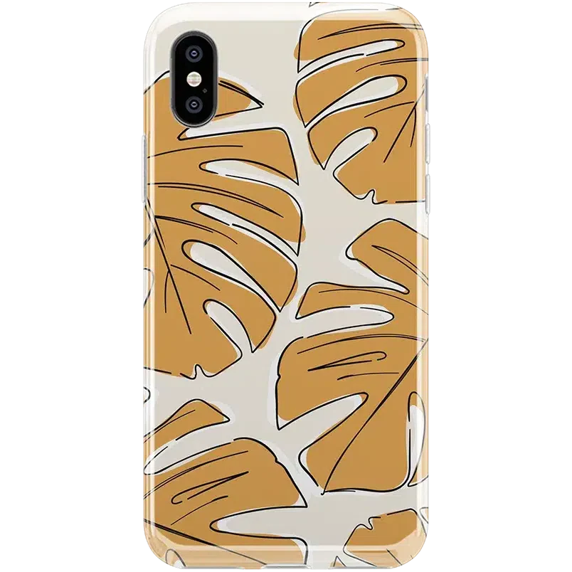 Island Time | Tropical Leaves Floral Case iPhone Case get.casely Classic iPhone XS Max 