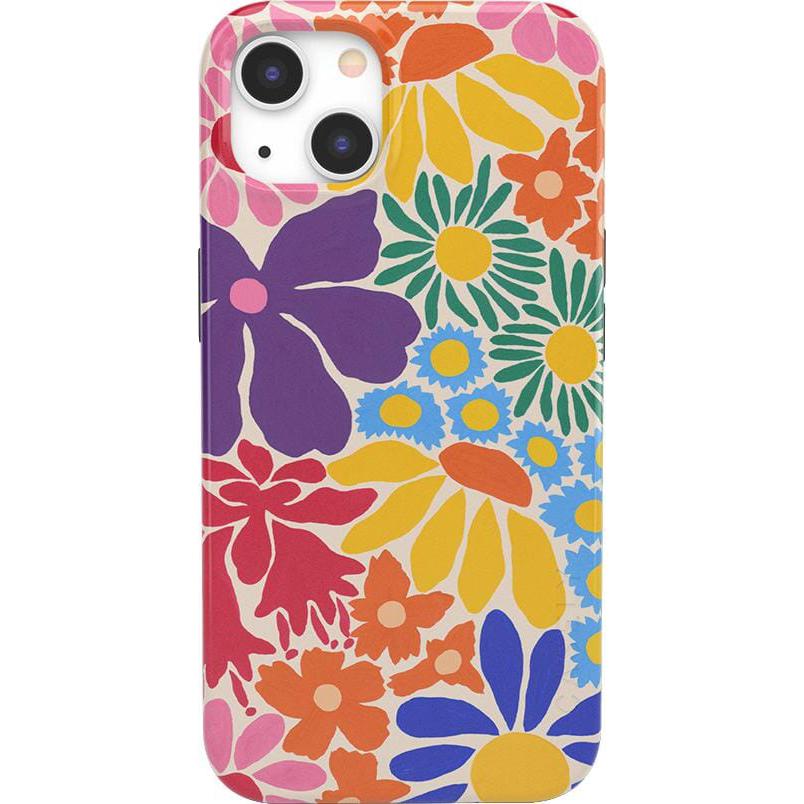 Flower Patch | Multi-Color Floral Case iPhone Case get.casely Classic iPhone 13 Mini