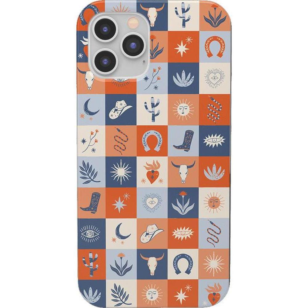 Dirt Road Chic | Western Squares Case iPhone Case get.casely Classic + MagSafe® iPhone 13 Pro Max