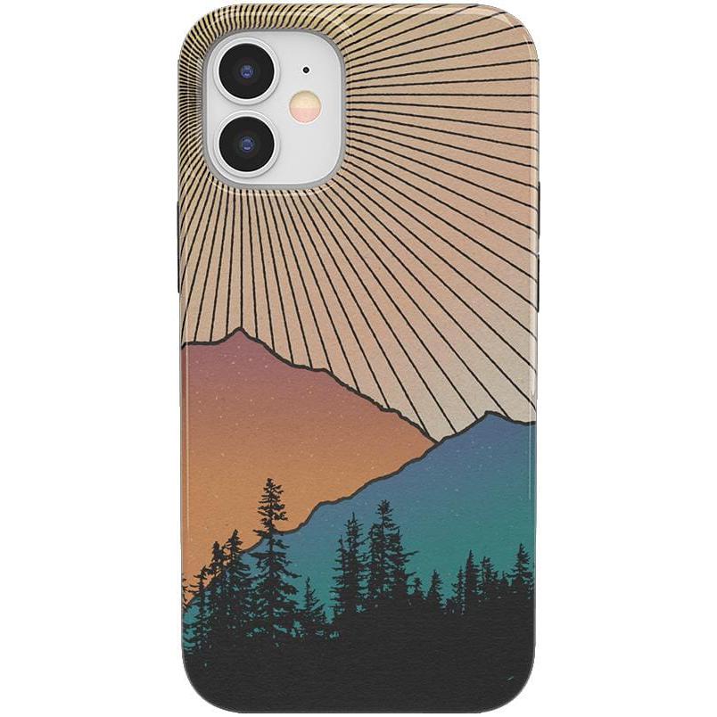Golden Hour | Mountain Sunset Case iPhone Case get.casely Classic iPhone 12