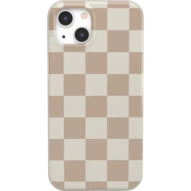Fit Check | Neutral Checkerboard Case iPhone Case get.casely Classic + MagSafe® iPhone 13