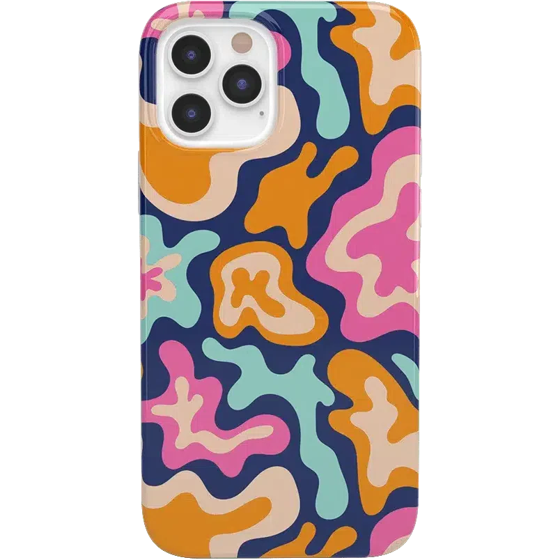 Midnight Color Splash | Abstract Retro Case iPhone Case get.casely Classic iPhone 12 Pro Max