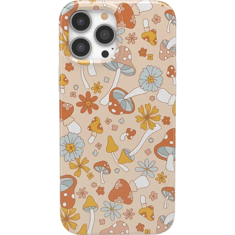 Mushroom Magic | Retro Floral Case iPhone Case get.casely Classic + MagSafe® iPhone 13 Pro Max