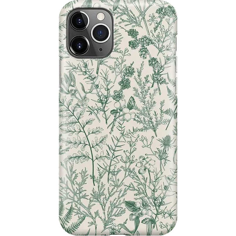 Sage Garden | Green Floral Case iPhone Case get.casely Classic iPhone 11 Pro Max