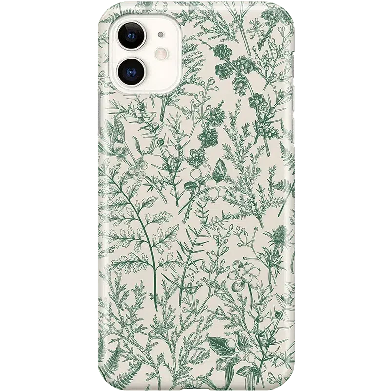 Sage Garden | Green Floral Case iPhone Case get.casely Classic iPhone 11