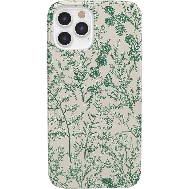 Sage Garden | Green Floral Case iPhone Case get.casely Classic iPhone 12 Pro Max