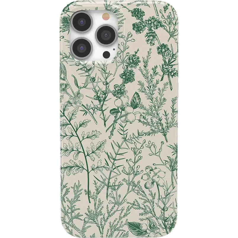 Sage Garden | Green Floral Case iPhone Case get.casely Classic + MagSafe® iPhone 13 Pro Max