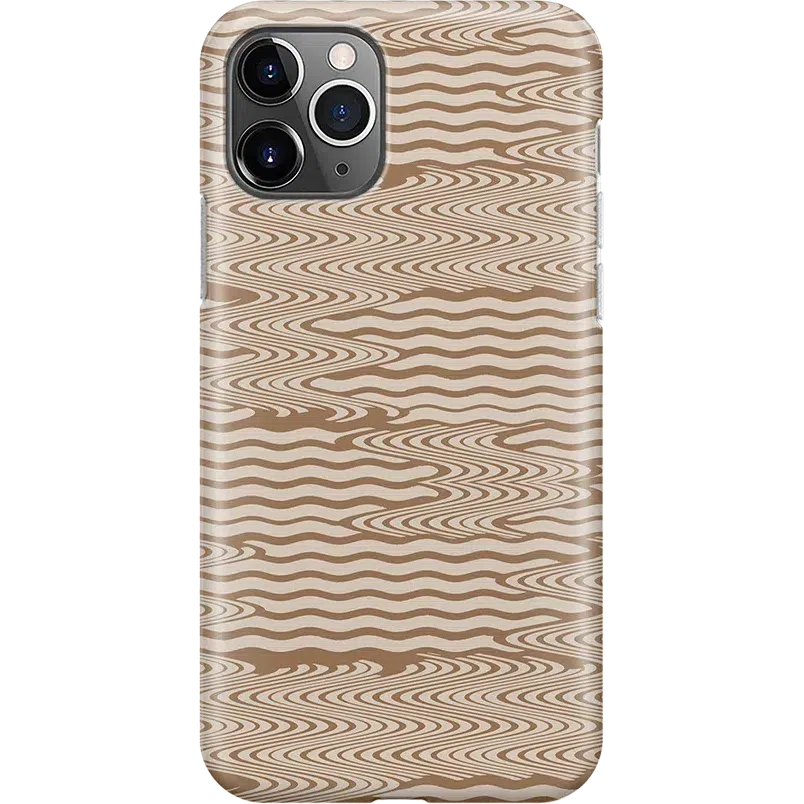 Mocha Ripple | Brown Waves Case iPhone Case get.casely Classic iPhone 11 Pro Max