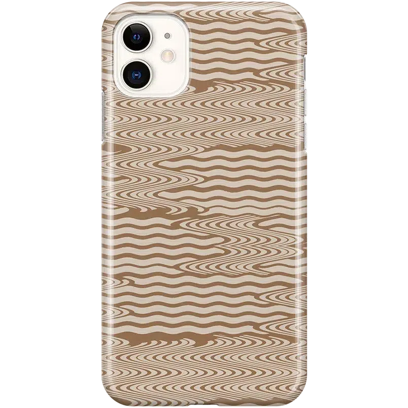 Mocha Ripple | Brown Waves Case iPhone Case get.casely Classic iPhone 11