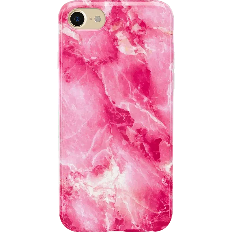 Pretty in Pink | Hot Pink Marble Case iPhone Case get.casely Classic iPhone 6/7/8 