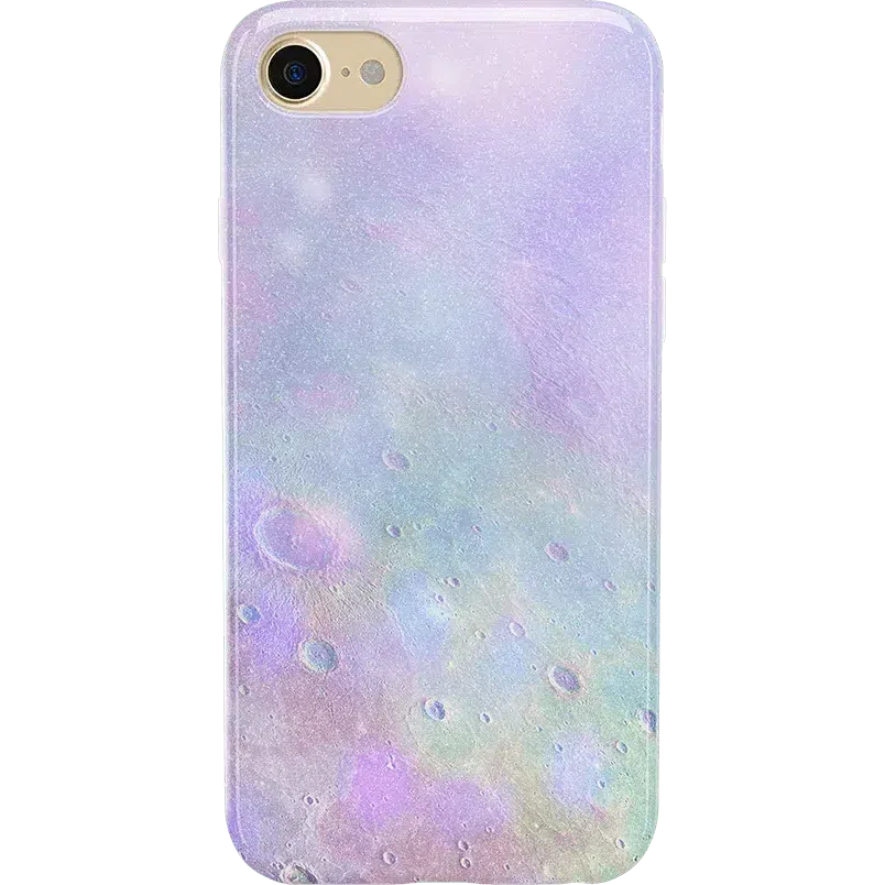 Over the Moon | Pastel Marble Moon Case iPhone Case get.casely Classic iPhone 6/7/8 