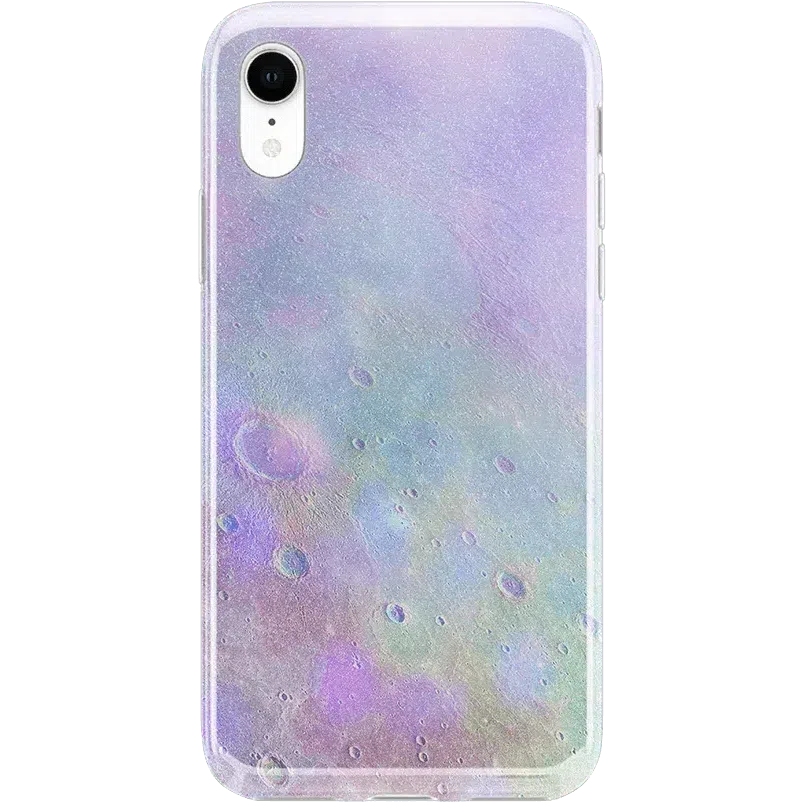 Over the Moon | Pastel Marble Moon Case iPhone Case get.casely Classic iPhone XR 