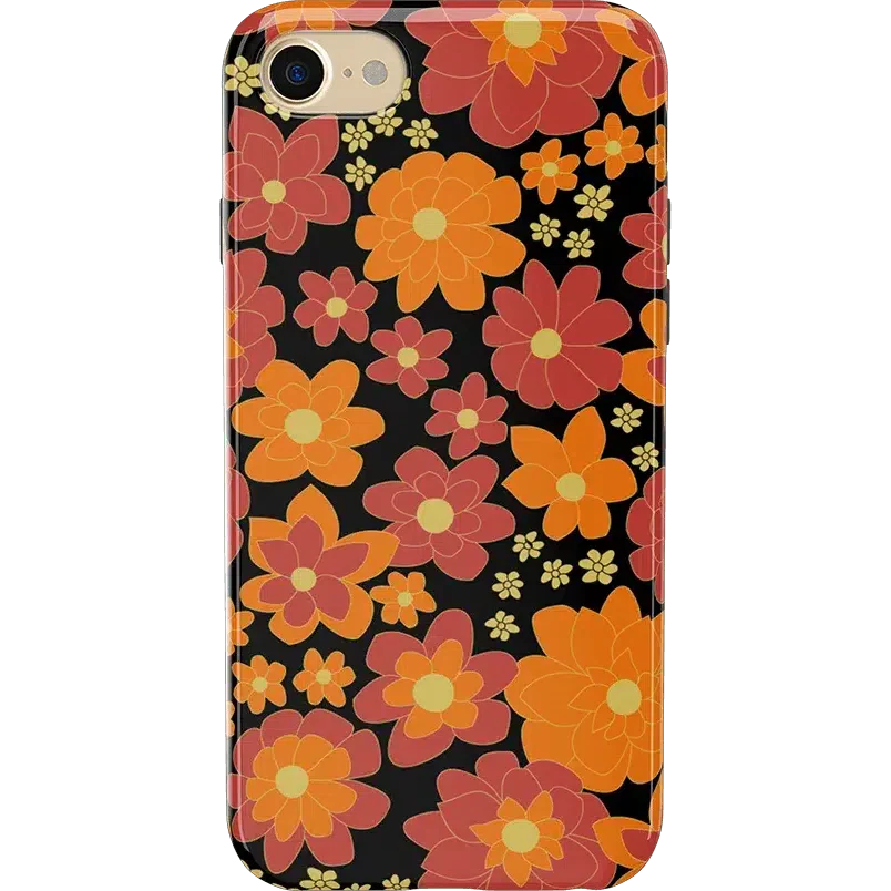 Flower Child | Bright Retro Floral Case iPhone Case get.casely Classic iPhone 6/7/8 
