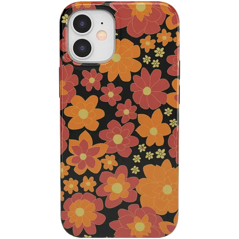 Flower Child | Bright Retro Floral Case iPhone Case get.casely Classic iPhone 12 Mini 