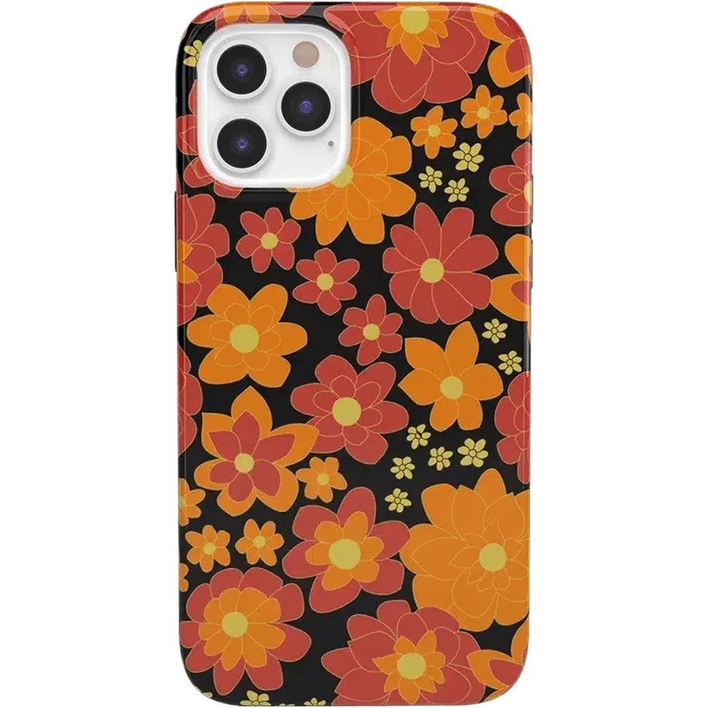 Flower Child | Bright Retro Floral Case iPhone Case get.casely Classic iPhone 12 Pro 