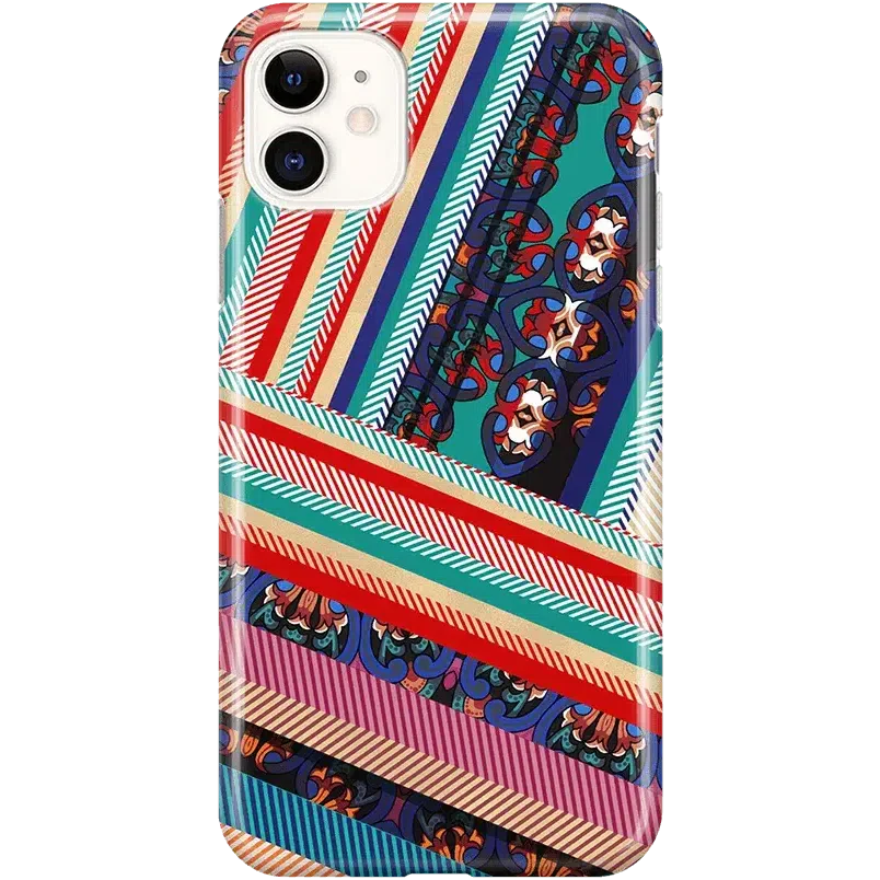 Wearing Layers | Layered Patchwork iPhone Case iPhone Case get.casely Classic iPhone 11 