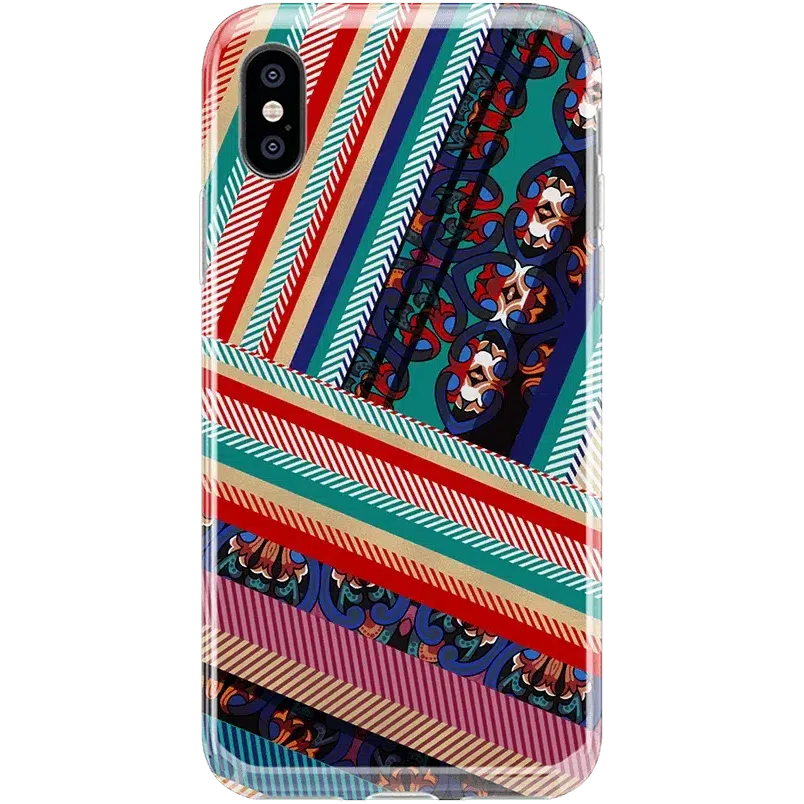 Wearing Layers | Layered Patchwork iPhone Case iPhone Case get.casely Classic iPhone X / XS 