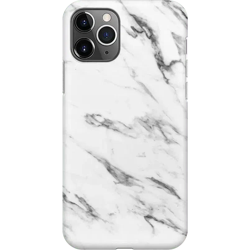 Take Me for Granite | White Marble Case iPhone Case get.casely Classic iPhone 11 Pro 