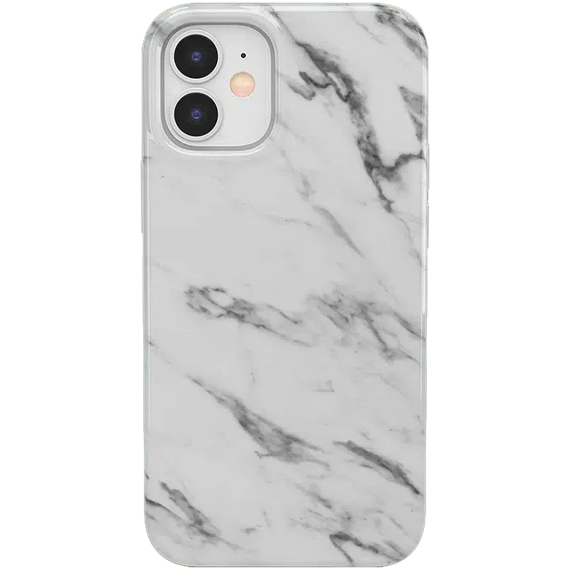 Take Me for Granite | White Marble Case iPhone Case get.casely Classic iPhone 12 Mini 