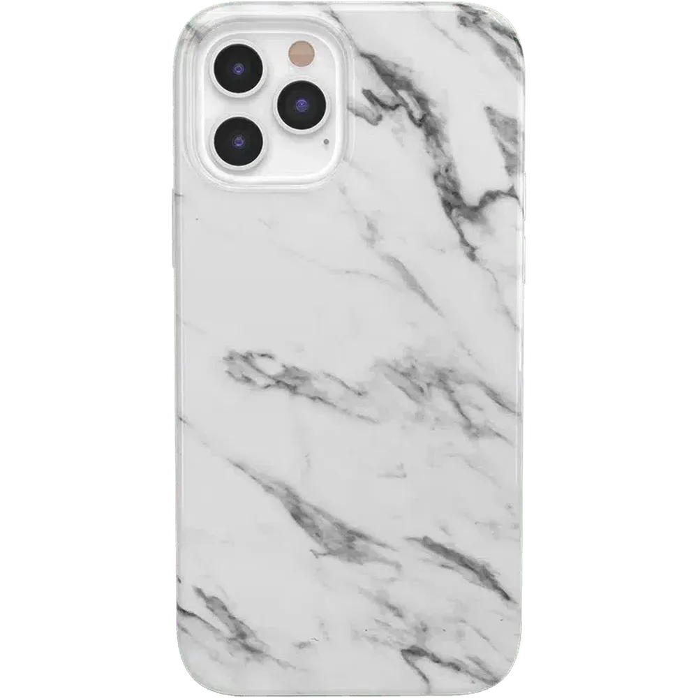 Take Me for Granite | White Marble Case iPhone Case get.casely Classic iPhone 12 Pro 