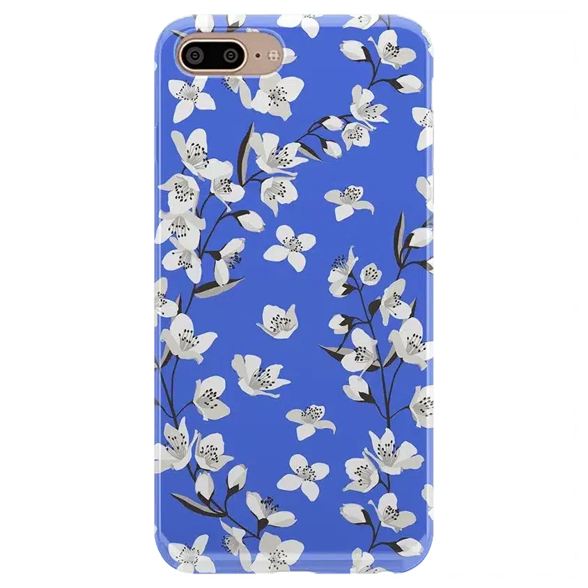 Floral Forest | Blue Cherry Blossom Floral Case iPhone Case get.casely Classic iPhone 6/7/8 Plus 