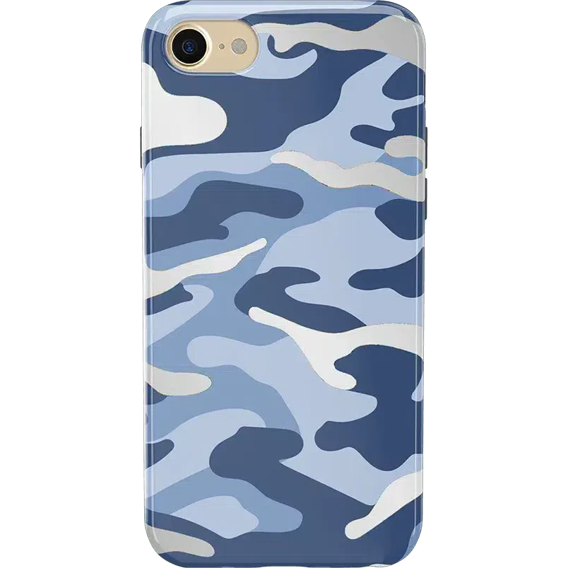 In Formation | Metallic Blue Camo Case
