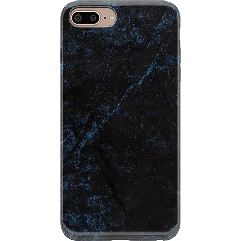 Midnight Marble | Black & Navy Case iPhone Case get.casely Classic iPhone 6/7/8 Plus 