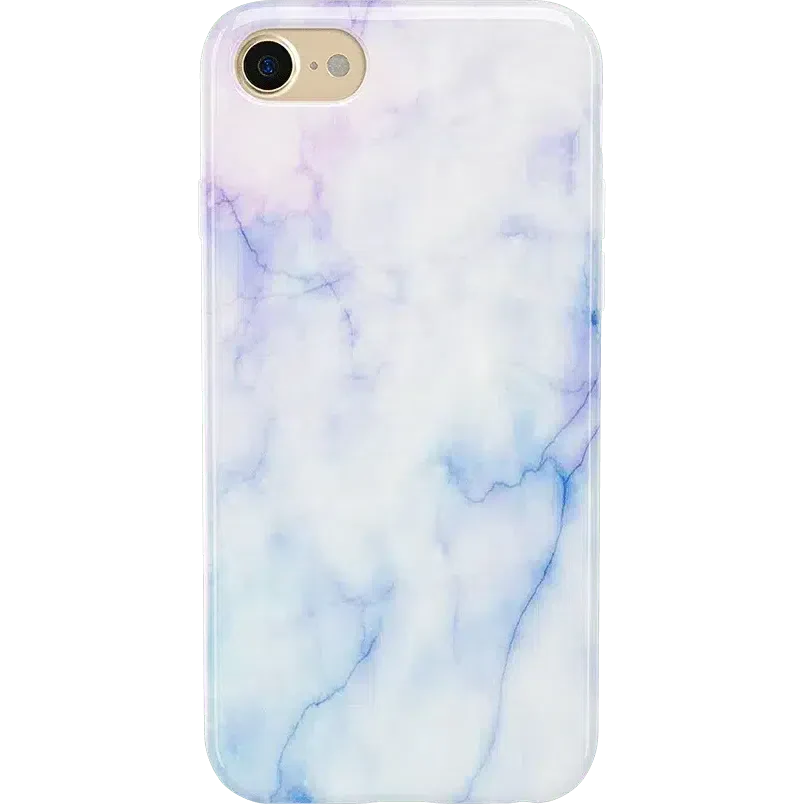 Cotton Candy | Blue & Purple Marble Case iPhone Case get.casely Classic iPhone 6/7/8 