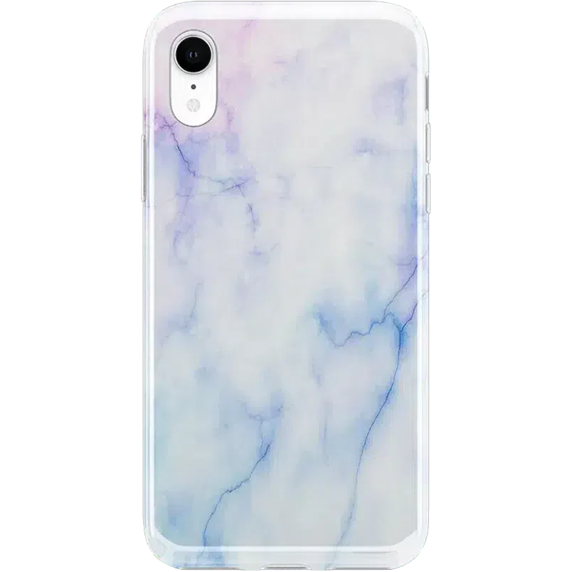 Cotton Candy | Blue & Purple Marble Case iPhone Case get.casely Classic iPhone XR 