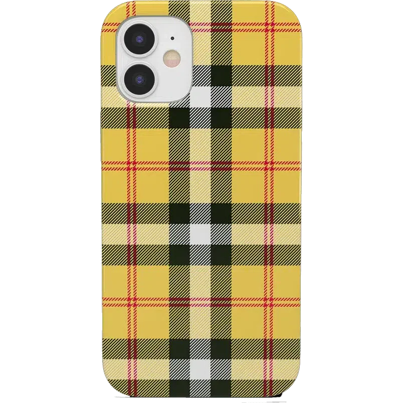 As if! | Yellow Plaid iPhone Case iPhone Case get.casely Classic iPhone 11 