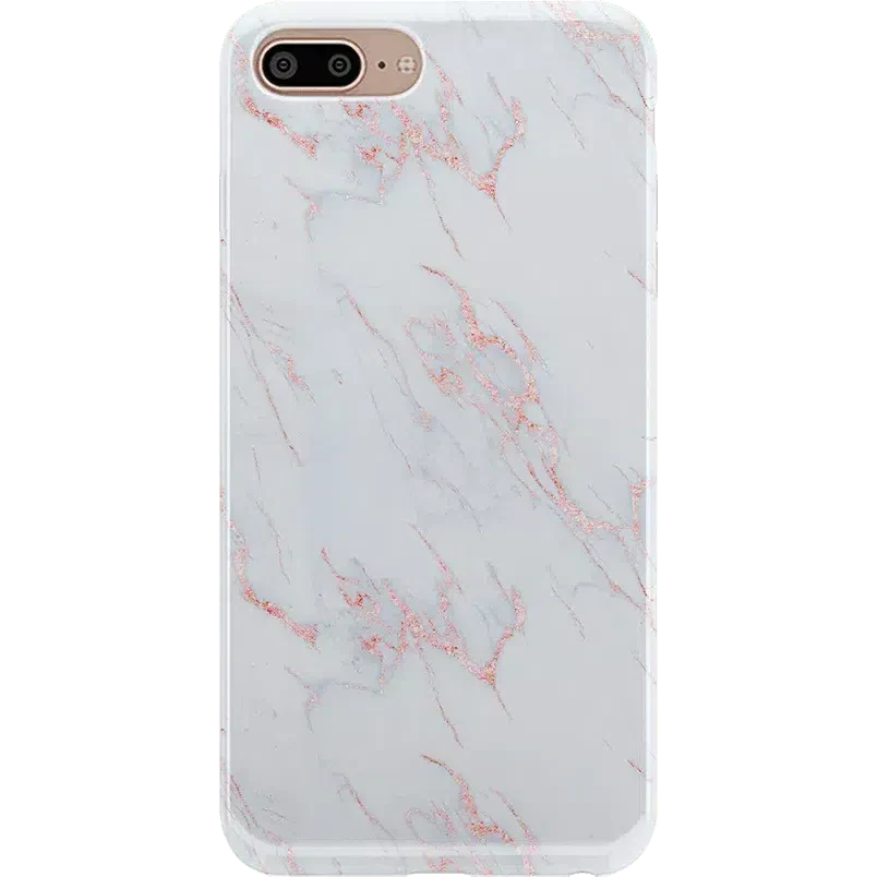 Subtle Blush | White and Pink Marble Case iPhone Case get.casely Classic iPhone 6/7/8 Plus 