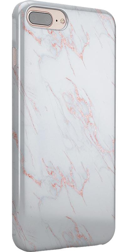 Subtle Blush | White and Pink Marble Case