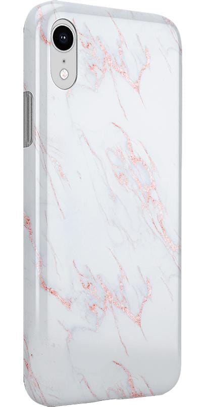 Subtle Blush | White and Pink Marble Case