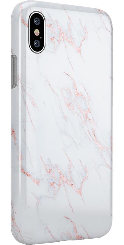 Subtle Blush | White and Pink Marble Case