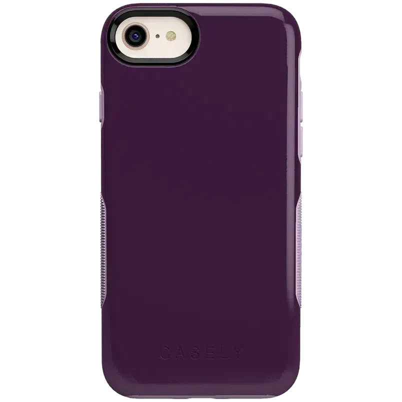 Plum Purple on Light Purple | Ultra-Protective Bold Case iPhone Case get.casely Bold iPhone 6/7/8 