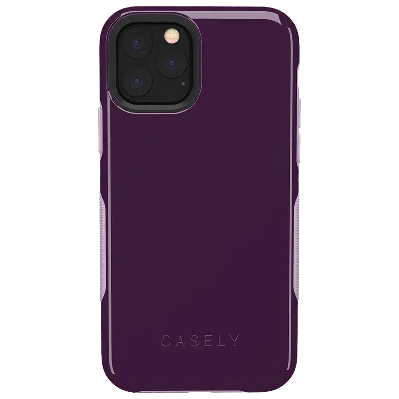 Plum Purple on Light Purple | Ultra-Protective Bold Case iPhone Case get.casely Bold iPhone 11 Pro 