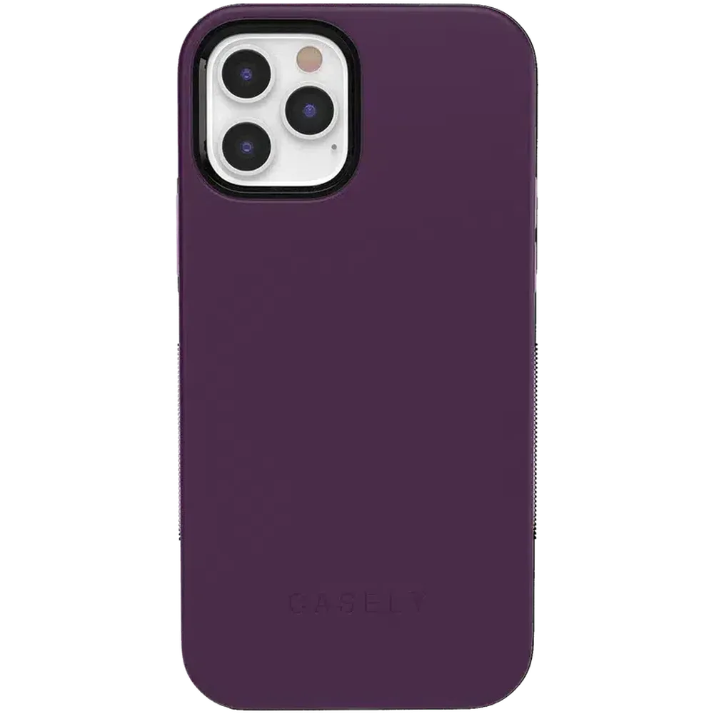 Plum Purple on Light Purple | Ultra-Protective Bold Case iPhone Case get.casely Bold iPhone 12 Pro Max 