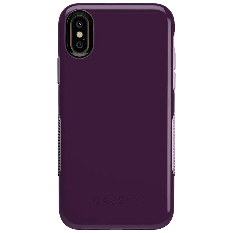 Plum Purple on Light Purple | Ultra-Protective Bold Case iPhone Case get.casely Bold iPhone XS Max 