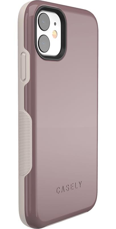 Purple Taupe on Nude | Ultra-Protective Bold Case
